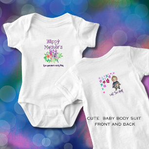Body Vous aimez Maman Floral & Graphic