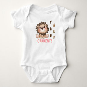 Body Vous êtes Grrreat Cute Lion Baby