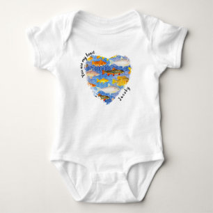 Body Vous êtes mon coeur. . .École colorée de poisson
