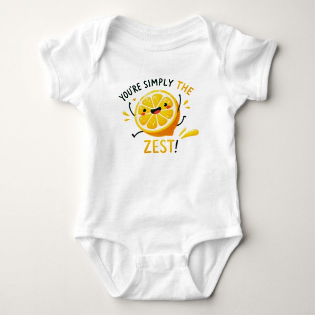 Body Vous êtes Simply the Zest" - Pun de citron vibrant (Devant)