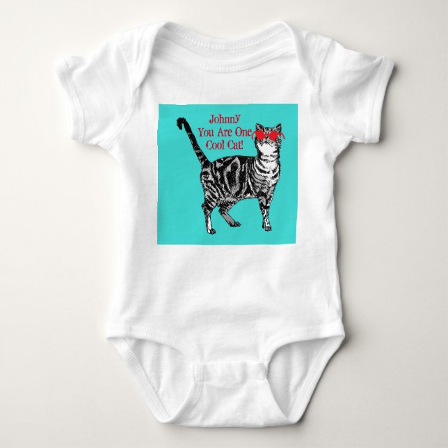 Body Vous Êtes Un Cool Chat Babies Un Pièce Bodysuit (Devant)