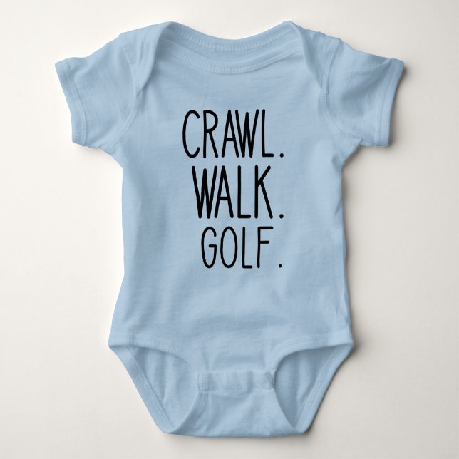 Body Walk Crawl Golf - Bébé golf mignon (Devant)
