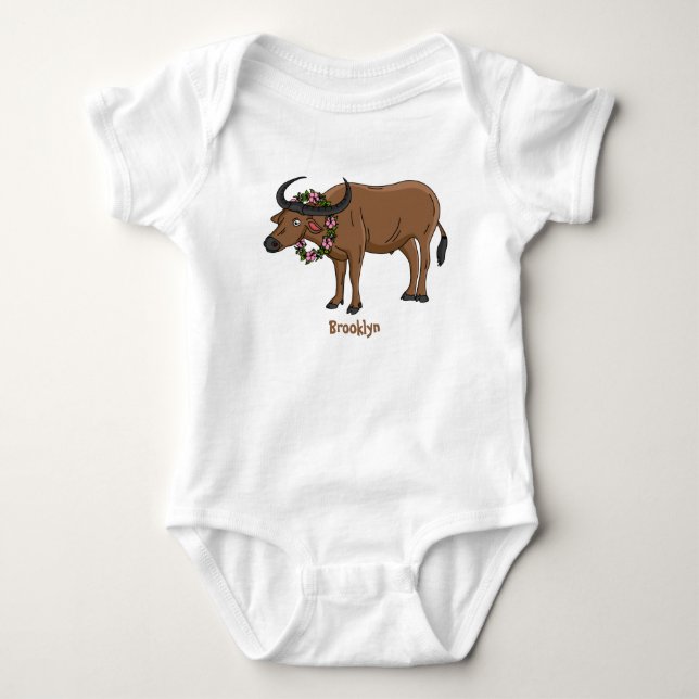 Body Water buffalo with flowers (Devant)