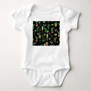 Body Watercolor Cactuses Plante Arrière - plan sans cou