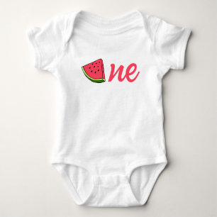 Body Watermelon Cute One in a Melon 1st Baby Birthday