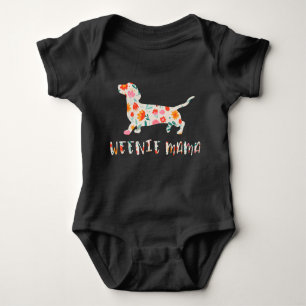 Body Weenie Mama Dachshund floral
