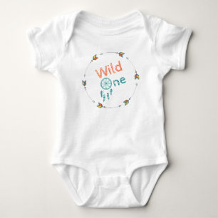 Body Wild One Baby Birthday Tribal Boho Dreamcatcher