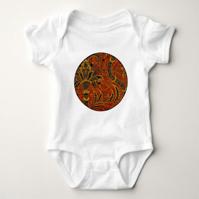 Body William Morris Inde Floral rouge (Devant)