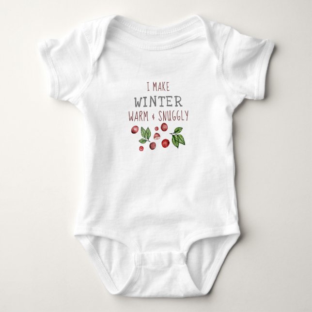 Body Winter Snuggly Baby Bodysuit (Devant)