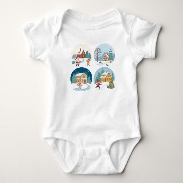 Body Winter Wonderland Baby Bodysuit (Devant)
