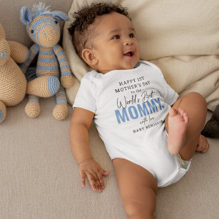Body 'Worlds Best Mommy' 1ère Fête des Mères Garder béb