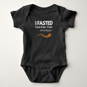 Body Yom Kippur Jewish Baby I Fasted