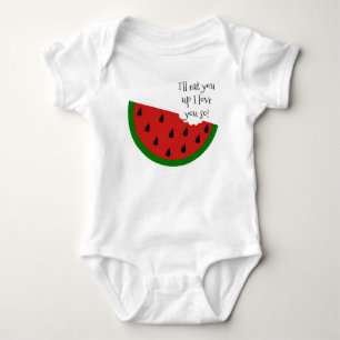 Body Yummy dans ma tummy Watermelon Baby Shirt