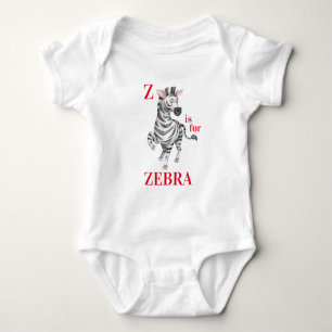 Body Z est pour ZEBRA Whimsical