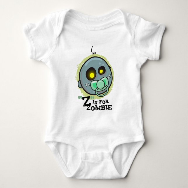 Body "Z" est pour Zombie avec Pacifier (garçons) Creepe (Devant)