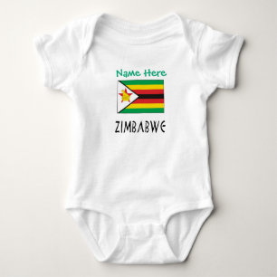 Body Zimbabwe Drapeau du Zimbabwe Texte personnalisé