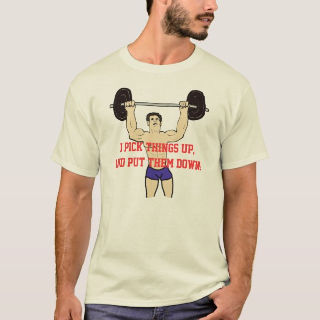 Bodybuilding pour le T-shirt des hommes (Devant)