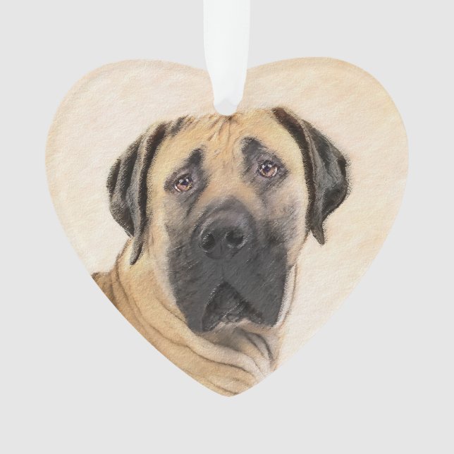 Boerboel Peinture - Cute Original Chien Art (devant)
