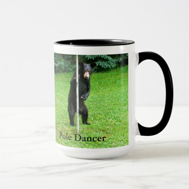 Boeuf noir Poteau Danseuse Café Mug (Droite)