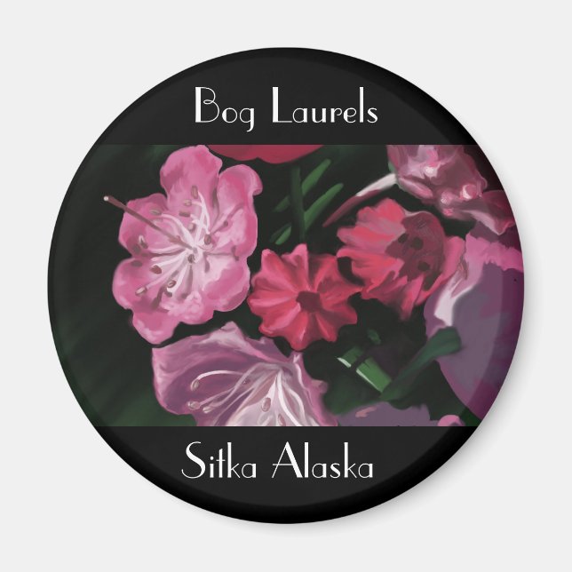 Bog Laurel Sitka Magnet (Devant)