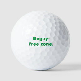 Bogey zone libre balle de golf personnalisée