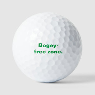 Bogey zone libre balle de golf personnalisée