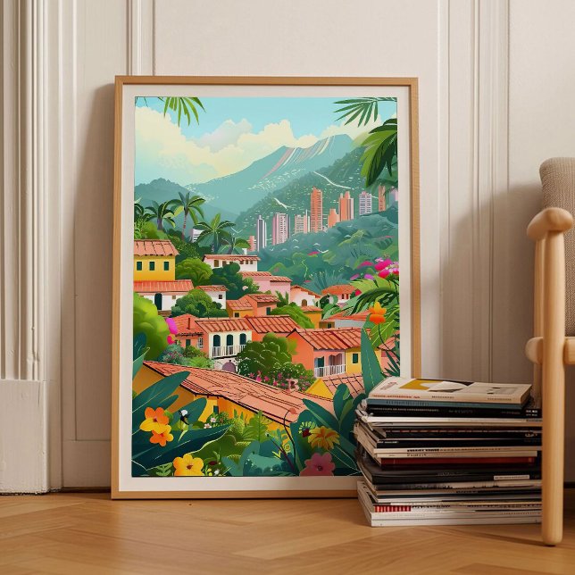Bogota Impression Colombie Illustration Voyage Bog (Créateur téléchargé)
