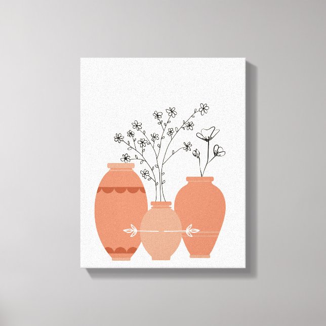 Bohème Bohème Art Abstrait toile étirée Impression (Recto)