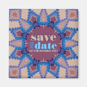 Bohême Earth Star Save the Date Magnet
