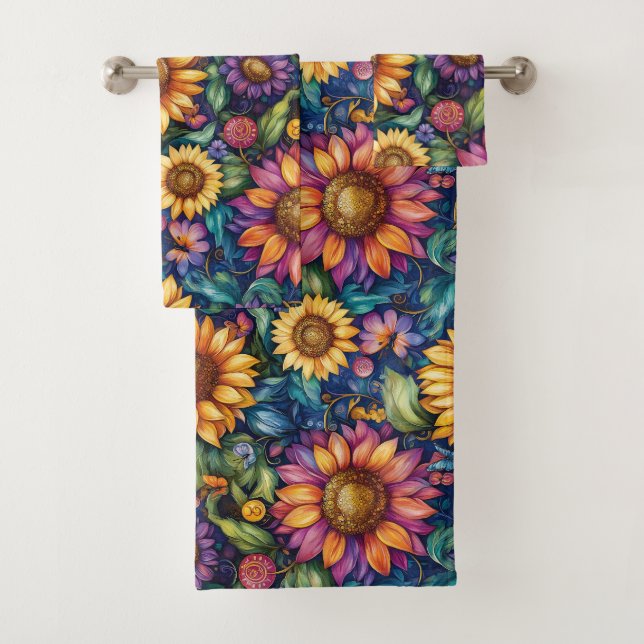 Bohème Floral Dreamscape Vibrant Motif (En situation)