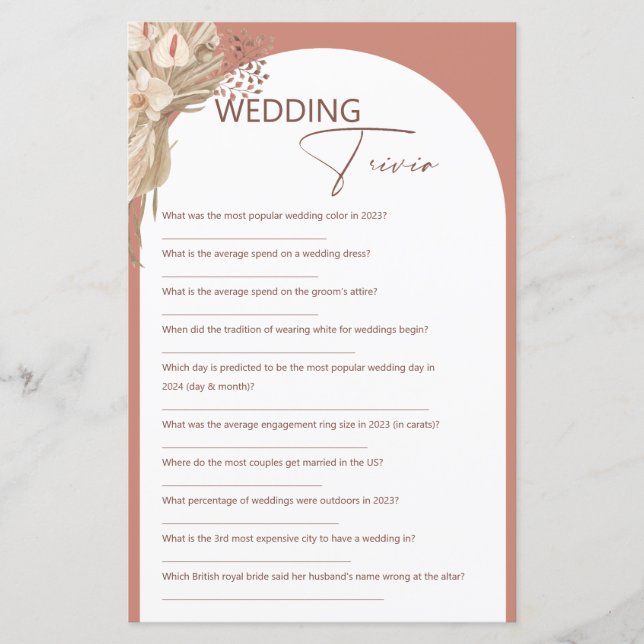 Bohème il dit qu'elle a dit mariage trivia jeu (Devant)