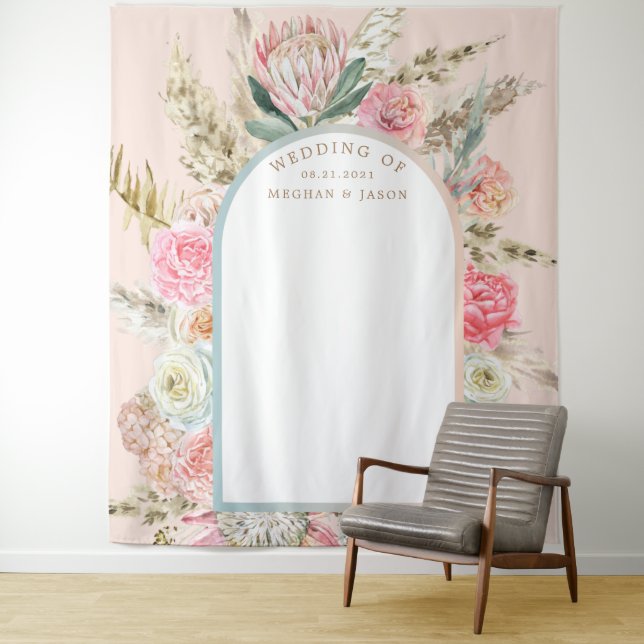 Bohème moderne Flush Flush Mariage Tapisserie mura (En situation)