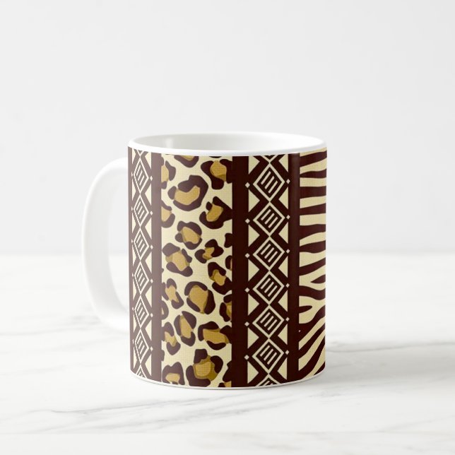 Bohemian African Design Mug (Devant gauche)