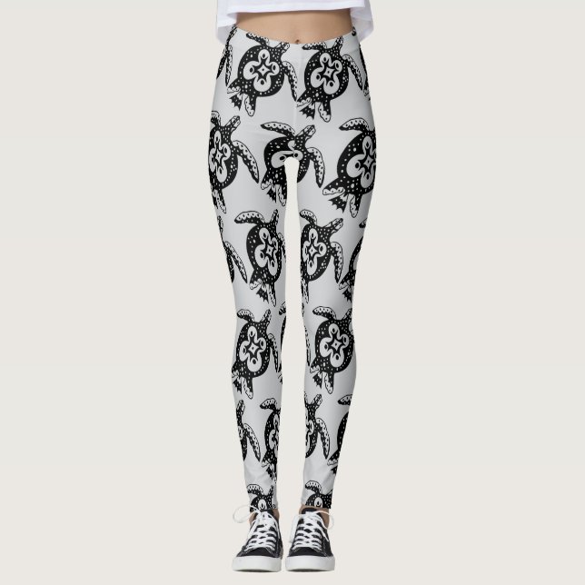 Bohemian Turtle Leggings (Devant)