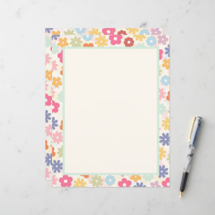 Boho 70's Retro Daisy Flowers