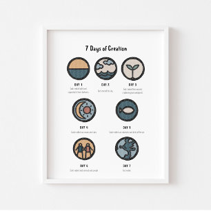 Boho 7 jours de création poster