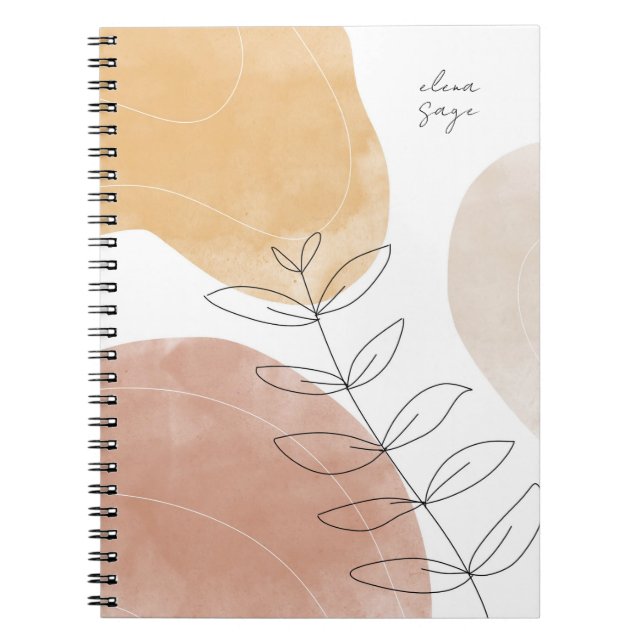 Boho Abstrait Art Journal (Devant)