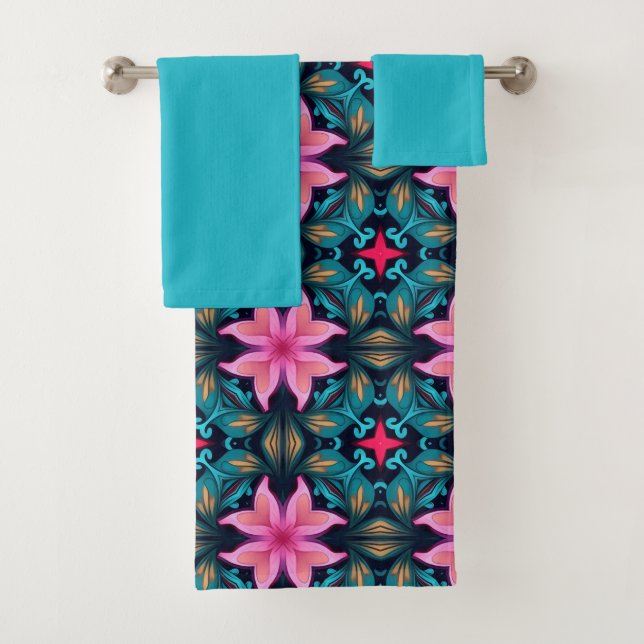 Boho Aliette 3 bleu rose (En situation)