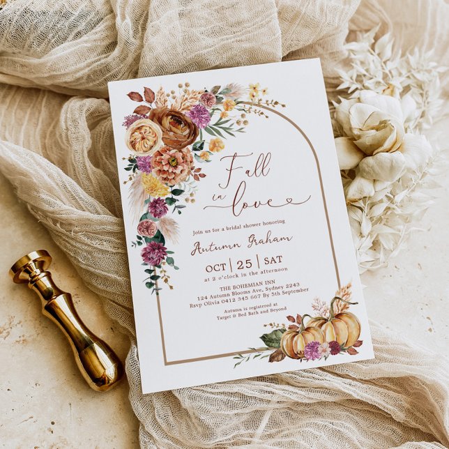 Boho Arch Citrouille tomber dans la Fête des marié (Créateur téléchargé)