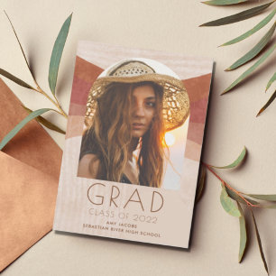 Boho Arch Photo Girl High School Graduation