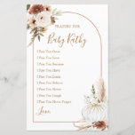 Boho Arch White Citrouille Love Prayers for Baby S<br><div class="desc">Boho Arch White Citrouille Love Prayers for Baby Sign</div>