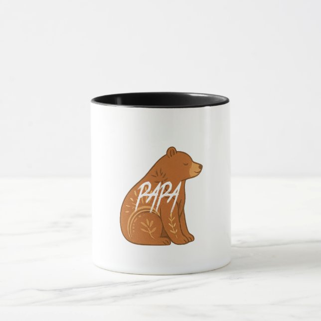  Boho Bear Papa Mug (Centre)
