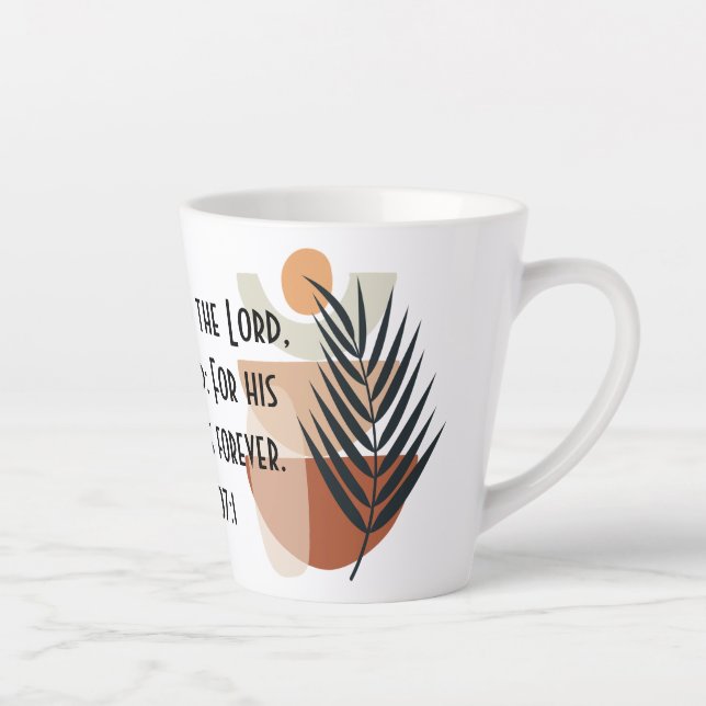 BOHO Bible Verse Latte Mug (Droite)