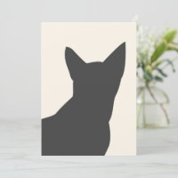 Boho Black Cat Silhouette Été Imprimer