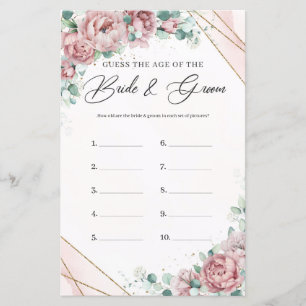 Boho blush eucalyptus Devinez Le jeu de photos de 