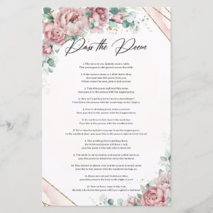 Boho Blush pivoines florales eucalyptus Pass Le po