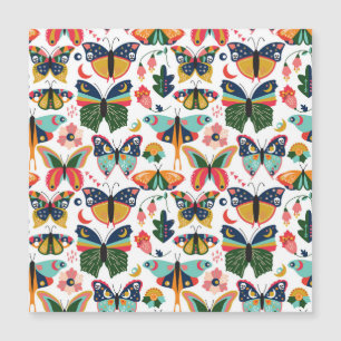 Boho Butterflies : Motif en papier peint sans cout