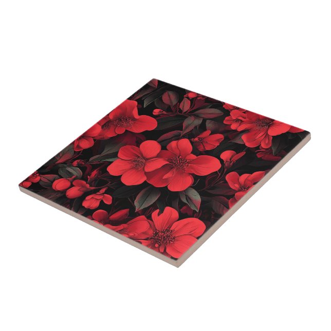 Boho Carreaux Roses Vintages en céramique pour les (Côté)