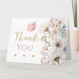 Boho Chic Carte de remerciements