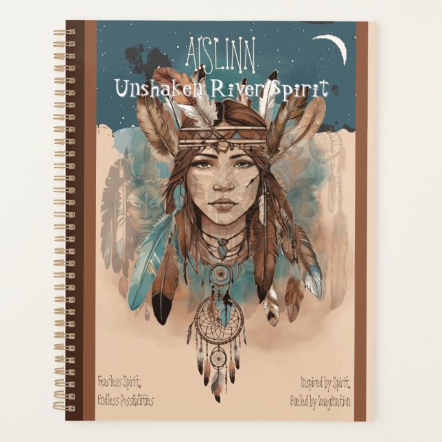 Boho Chic Esprit Natif - Plumes, Attrape-Rêves (Devant)
